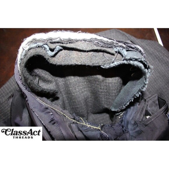 BROOKS BROTHERS Black Check Blazer Jacket Sport Coat 3 Btn Wool 42L - Picture 9 of 11